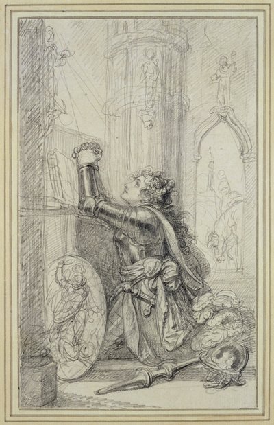 Study of St. Joan of Arc by Richard Cosway